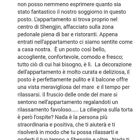 Appartement Nada Seaview Shëngjin